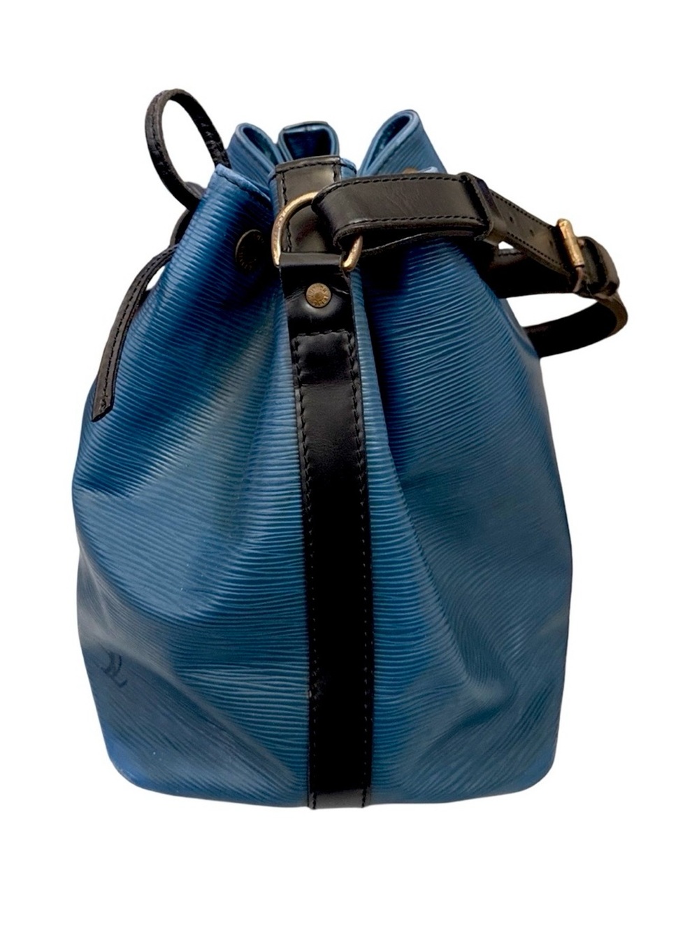 Louis Vuitton Blue Epi Noe Leather Crossbody with Black Trim - Picture 7 of 16
